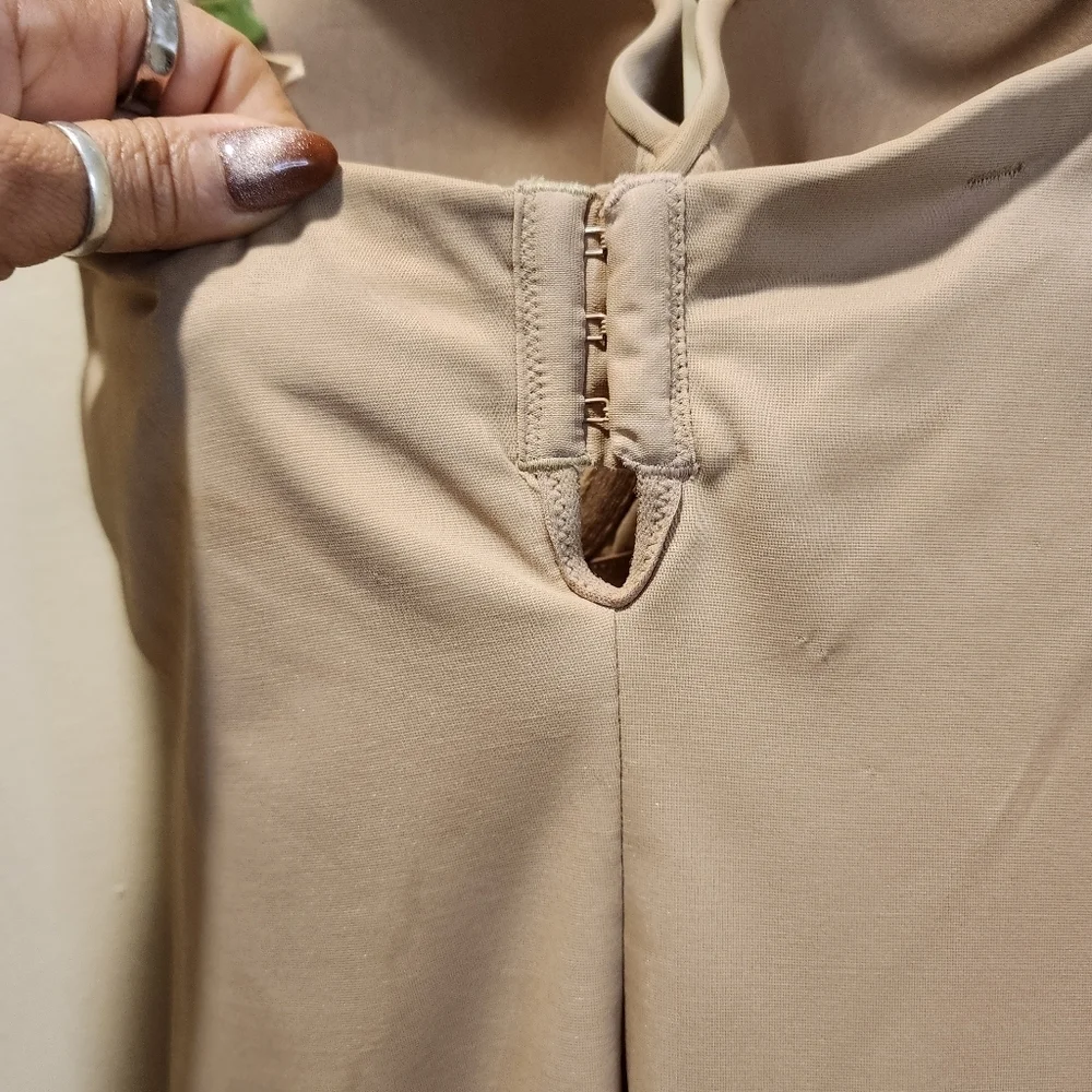 Flexees Tan Strapless Shapewear Slimmer Size 38D